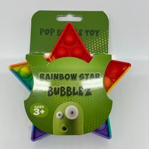 Rainbow Star Pop Bubble Toy